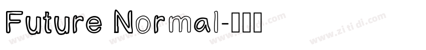 Future Normal字体转换